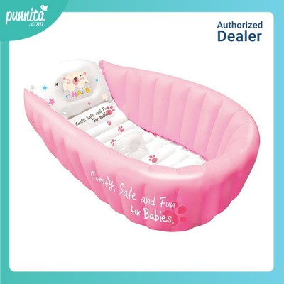 Nai-B INFLATABLE BABY BATHTUB อ่างอาบน้ำเด็ก แบบเป่าลม  - Pink